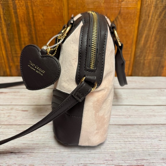 Juicy Couture Pink Diamond Heritage Velour Satchel Bag - Picture 3 of 5